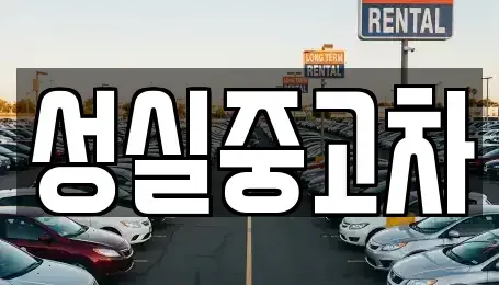 강원특별자치도 양양군 강현면 중고차매매 전문 성실중고차
