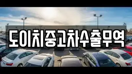 강원특별자치도 태백시 상사미동 중고차 전문 도이치중고차수출무역