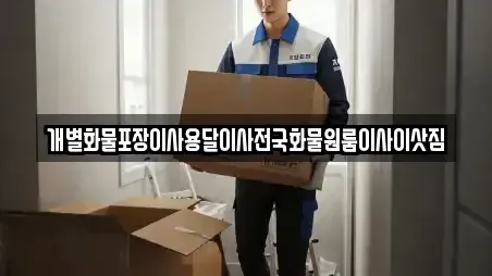 개별화물포장이사용달이사전국화물원룸이사이삿짐