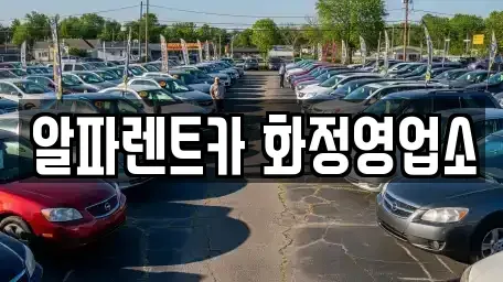 경기 고양시 덕양구 화정동 렌트카 전문 알파렌트카 화정영업소