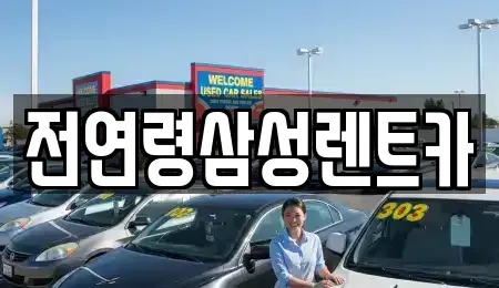 경기 고양시 일산동구 정발산동 렌트카 전문 전연령삼성렌트카