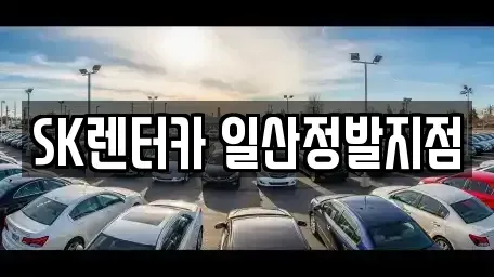 경기 고양시 일산동구 정발산동 장기렌트카 전문 SK렌터카 일산정발지점
