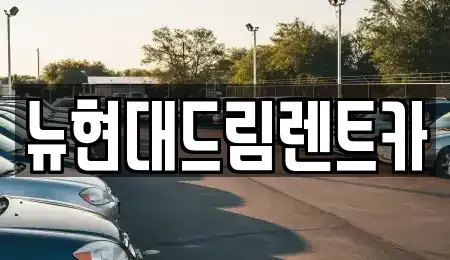 경기 과천시 주암동 렌트카 전문 뉴현대드림렌트카