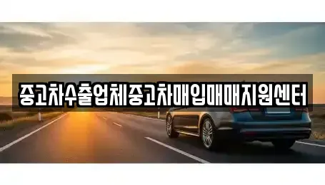 경기 과천시 주암동 중고차매입 전문 중고차수출업체중고차매입매매지원센터