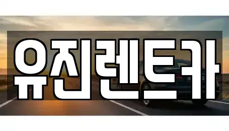 경기 광주시 경안동 렌트카 전문 유진렌트카