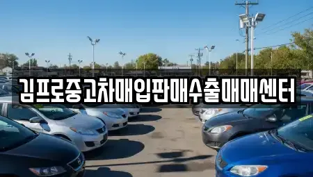 경기 광주시 경안동 중고차매입 전문 김프로중고차매입판매수출매매센터