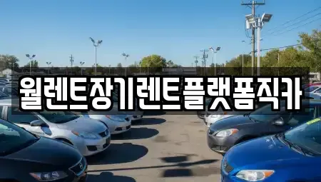 경기 성남시 중원구 장기렌트카 전문 월렌트장기렌트플랫폼직카