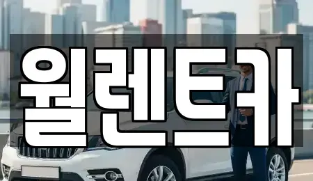 경기 수원시 장안구 조원동 렌트카 전문 월렌트카