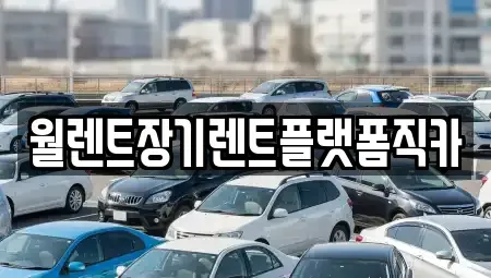 경기 수원시 팔달구 우만동 장기렌트카 전문 월렌트장기렌트플랫폼직카
