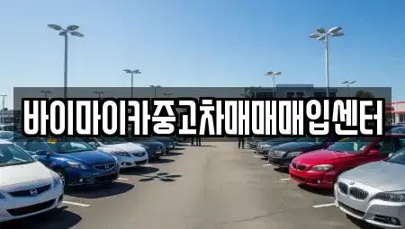 경기 시흥시 조남동 중고차 전문 바이마이카중고차매매매입센터