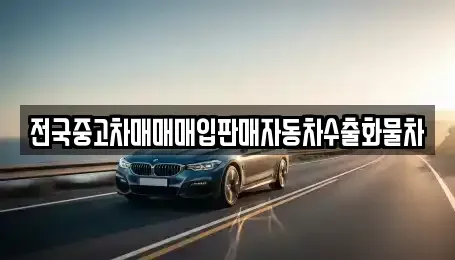 경기 시흥시 조남동 중고차 전문 전국중고차매매매입판매자동차수출화물차
