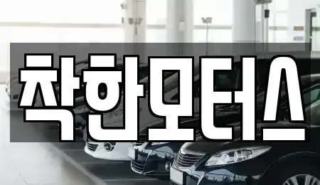 경기 시흥시 조남동 중고차매매 전문 착한모터스