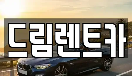 경기 안산시 단원구 선부동 렌트카 전문 드림렌트카