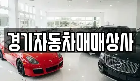 경기 안산시 단원구 선부동 중고차 전문 경기자동차매매상사