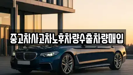 경기 안성시 숭인동 중고차 전문 중고차사고차노후차량수출차량매입