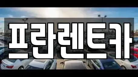 경기 양주시 어둔동 렌트카 전문 프란렌트카