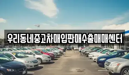 경기 이천시 부발읍 중고차 전문 우리동네중고차매입판매수출매매센터