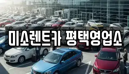 경기 평택시 죽백동 렌트카 전문 미소렌트카 평택영업소