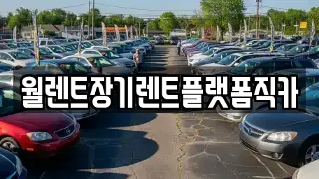 경기 포천시 가산면 렌트카 전문 월렌트장기렌트플랫폼직카