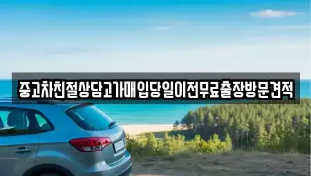 경기 포천시 가산면 중고차매입 전문 중고차친절상담고가매입당일이전무료출장방문견적