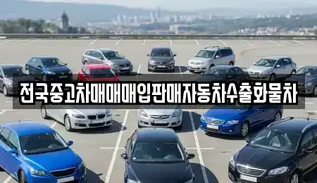경기 화성시 오산동 중고차 전문 전국중고차매매매입판매자동차수출화물차