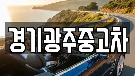 경기도 광주시 탄벌동 중고차 전문 경기광주중고차