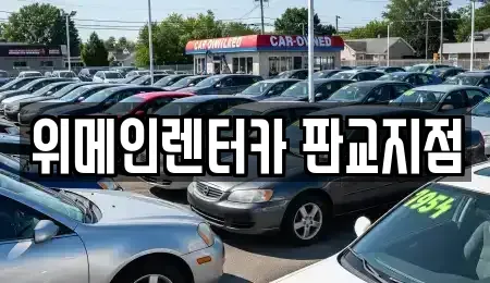 경기도 성남시 분당구 백현동 렌트카 전문 위메인렌터카 판교지점
