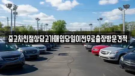 경기도 안산시 상록구 사동 중고차매입 전문 중고차친절상담고가매입당일이전무료출장방문견적