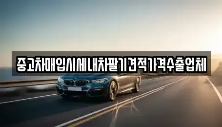 경기도 오산시 중고차매입 전문 중고차매입시세내차팔기견적가격수출업체