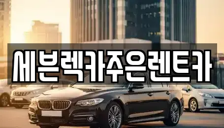 경기도 용인시 기흥구 언남동 렌트카 전문 세븐렉카주은렌트카