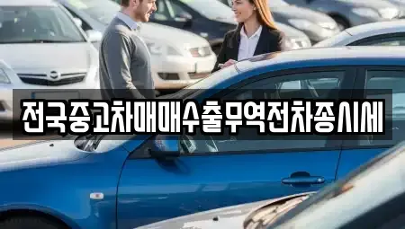 경기도 의왕시 초평동 중고차 전문 전국중고차매매수출무역전차종시세