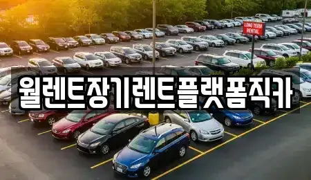 경기도 평택시 칠괴동 장기렌트카 전문 월렌트장기렌트플랫폼직카