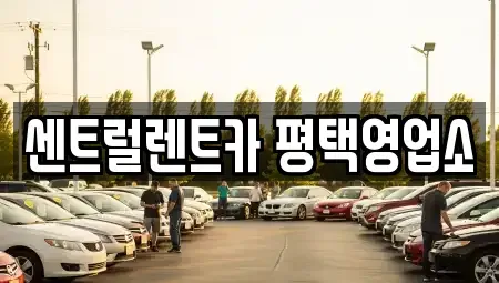경기도 평택시 통복동 렌트카 전문 센트럴렌트카 평택영업소