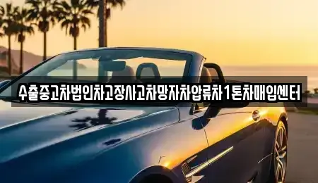 경기도 평택시 통복동 중고차매입 전문 수출중고차법인차고장사고차망자차압류차1톤차매입센터