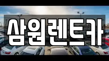 경기도 하남시 천현동 렌트카 전문 삼원렌트카