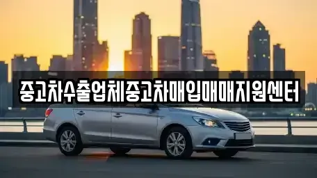 경남 김해시 관동동 중고차매입 전문 중고차수출업체중고차매입매매지원센터