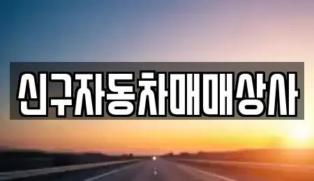 경남 김해시 삼계동 중고차매매 전문 신구자동차매매상사