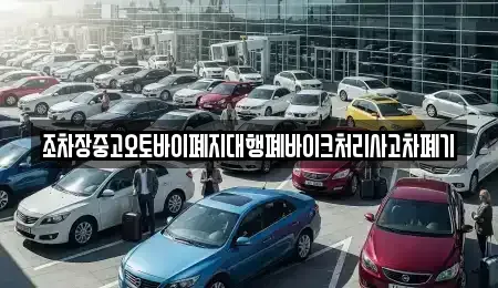 경남 사천시 늑도동 중고차 전문 조차장중고오토바이폐지대행폐바이크처리사고차폐기
