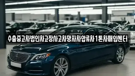 경남 사천시 벌리동 중고차매매 전문 수출중고차법인차고장사고차망자차압류차1톤차매입센터