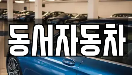 경남 사천시 죽림동 중고차매매 전문 동서자동차