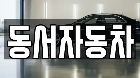 경남 통영시 동호동 중고차매매 전문 동서자동차