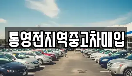 경남 통영시 중앙동 중고차매입 전문 통영전지역중고차매입