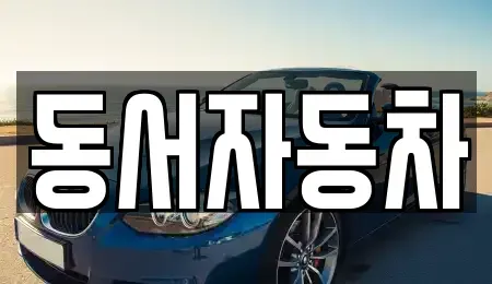 경남 함양군 백전면 중고차매매 전문 동서자동차