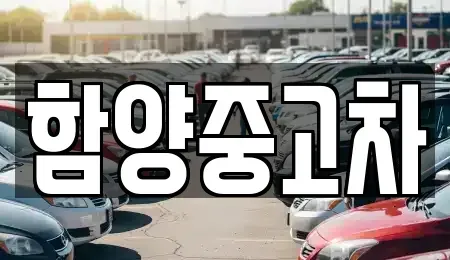 경남 함양군 병곡면 중고차 전문 함양중고차