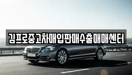 경북 안동시 정상동 중고차 전문 김프로중고차매입판매수출매매센터