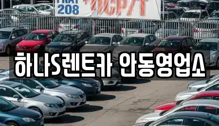 경북 안동시 풍산읍 렌트카 전문 하나S렌트카 안동영업소