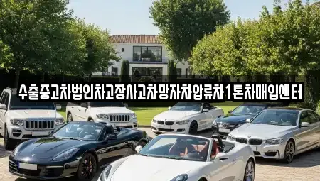 경상남도 김해시 삼정동 중고차매입 전문 수출중고차법인차고장사고차망자차압류차1톤차매입센터