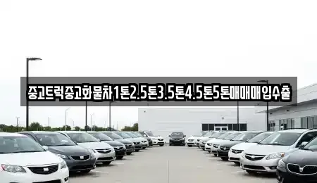 경상남도 김해시 삼정동 중고차매입 전문 중고트럭중고화물차1톤2.5톤3.5톤4.5톤5톤매매매입수출