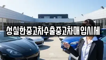 경상남도 진주시 봉래동 중고차 전문 성실한중고차수출중고차매입시세
