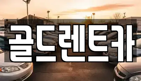경상남도 창원시 의창구 봉림동 렌트카 전문 골드렌트카